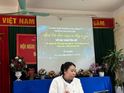 GIÁO VIÊN TRƯỜNG THCS PHÚ LÃM: TRUYỀN CẢM HỨNG SÁNG TẠO QUA CHUYÊN ĐỀ "CÔNG NGHỆ SỐ VÀ TRÍ TUỆ NHÂN TẠO"